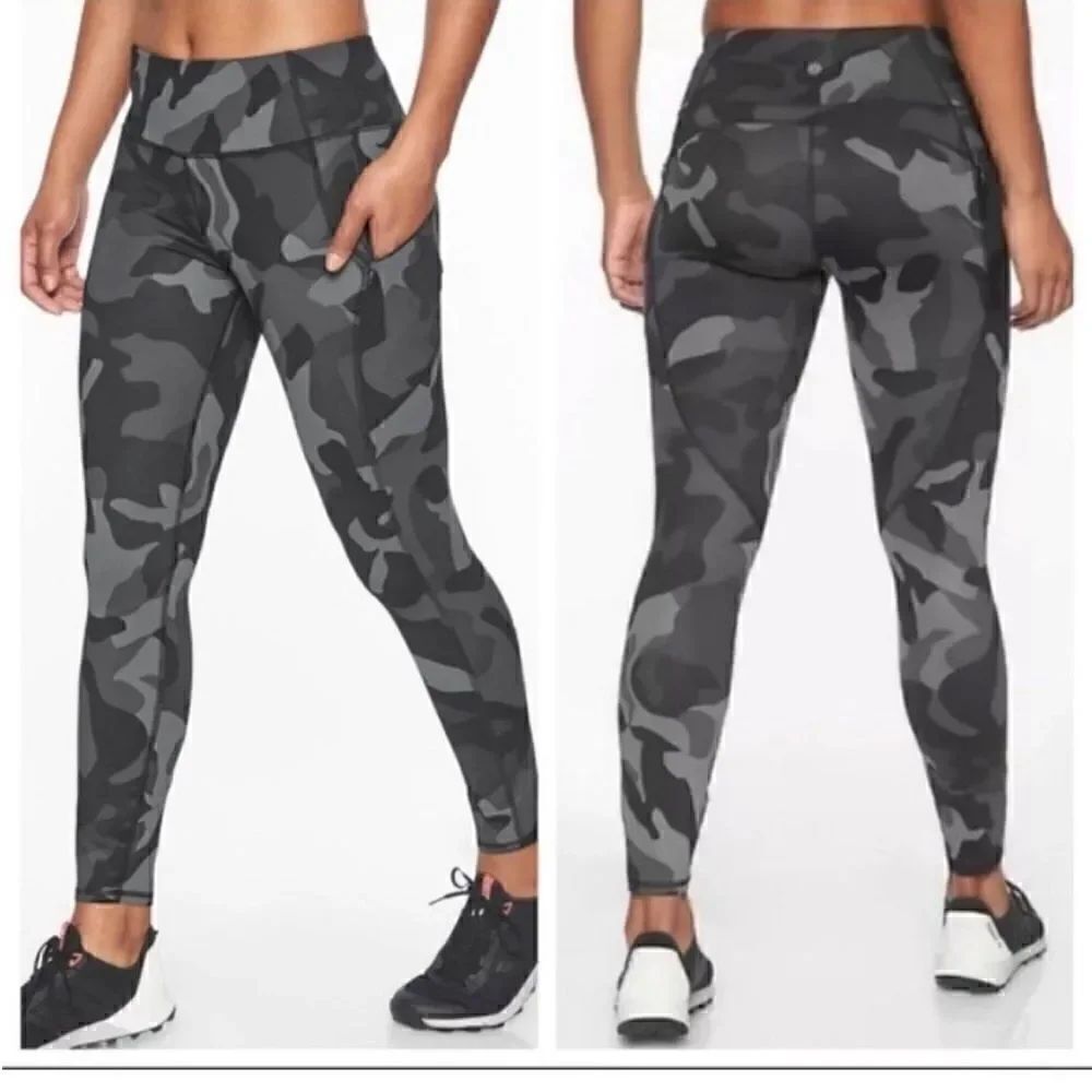 Athleta contender camo 7/8 leggings